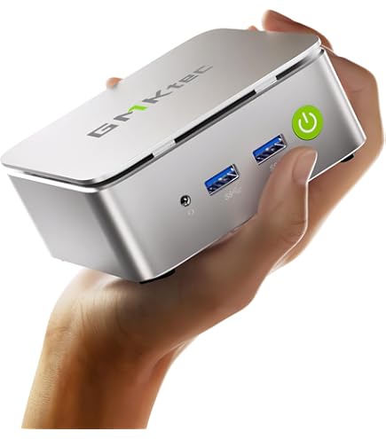 BOSGAME E2 Windows 11 Pro Mini PC for Business, AMD Ryzen 5